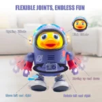 Baby Duck Toy Musical Interactive Toy Electric with Lights and Sounds Dancing Robot Space Elements for Infants Babies Kids Gifts - Image 3