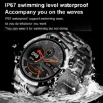 LIGE 2024 Smart Watch Men Full Circle Touch Screen Bluetooth Call Men Smartwatch Waterproof Sport Activity Fitness Watch Box - Image 4