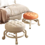 Relaxing Swivel Dining Chairs Mobile Portable Camping Nordic Living Room Chairs Low Desk Silla Plegable Home Furniture LJ50DC - Image 6