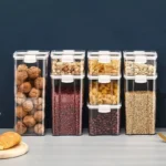 Sealed plastic food storage box cereal candy Dried jars with lid fridge storageTank containers household items kitchen organizer - Image 5