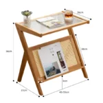 Small Tea Table Cabinet Room Mobile Side Coffee Table Living Room Household Tea Cup Set Brewing Furniture Simple Modern - Image 6